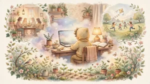 child with computer