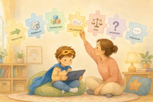 Puzzle and child